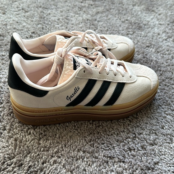 NWT Adidas Gazelle Bold Wonder Quartz / Core Black / Core Black - Picture 11 of 14